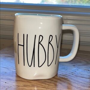 Rae Dunn White 'Hubby' Mug‎ Artisan Collection
